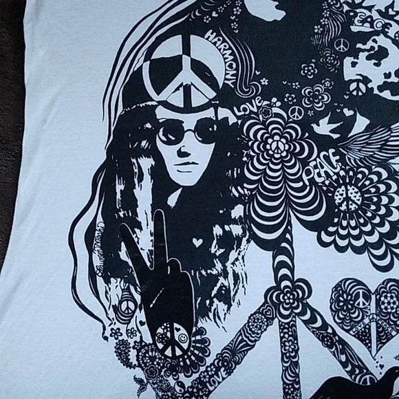 LAUREN MOSHI Hippie Peace Tee - Picture 7 of 8